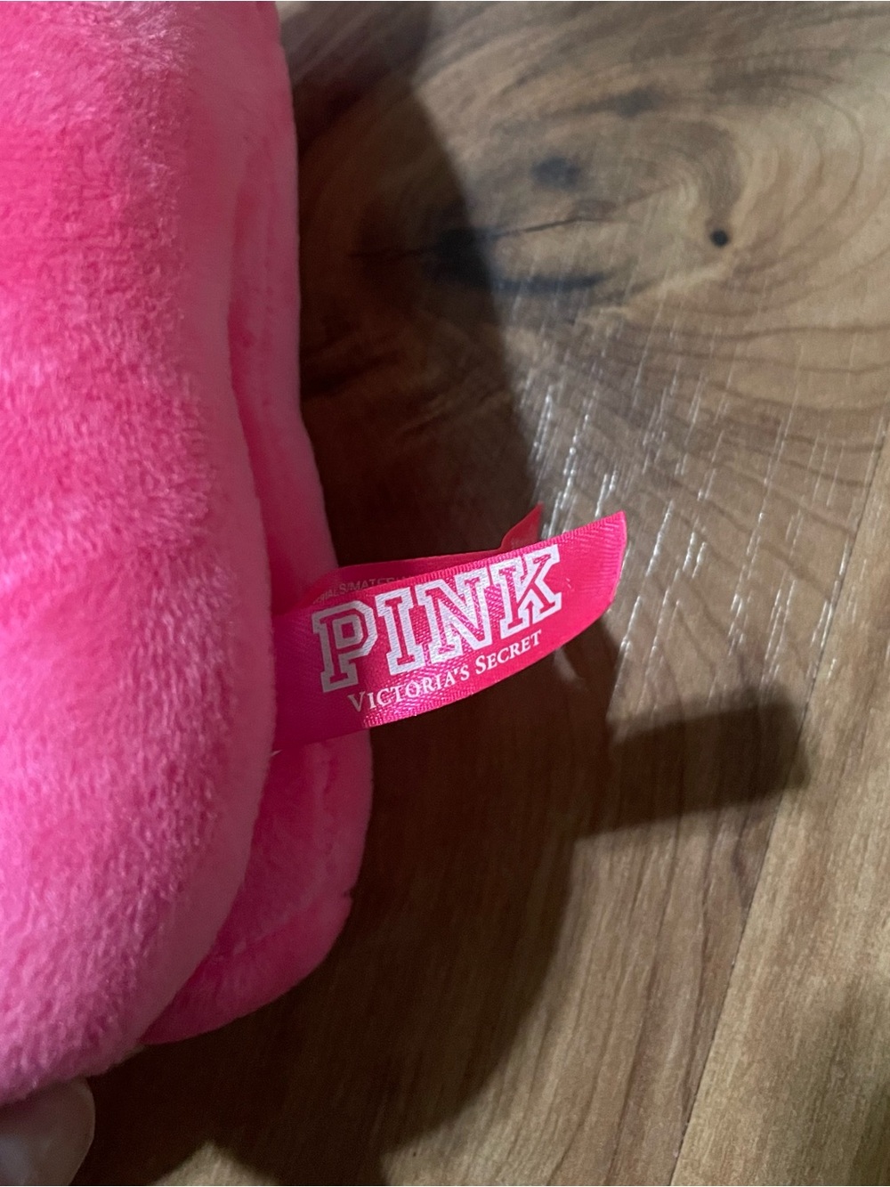Victoria's Secret PINK Plush Dog Bundle Large Hot Pink PN & Valentine Mini 2pc - Picture 6 of 12